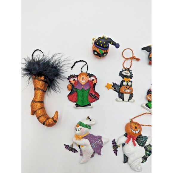 Vintage Halloween Ornaments Lot of 9 - Picture 4 of 13